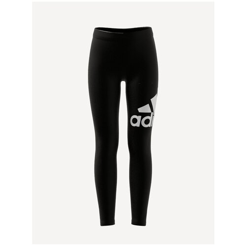 Леггинсы дет. спорт. GN4081/adidas/(G BL LEG)/BLACK/WHITE/размер 152