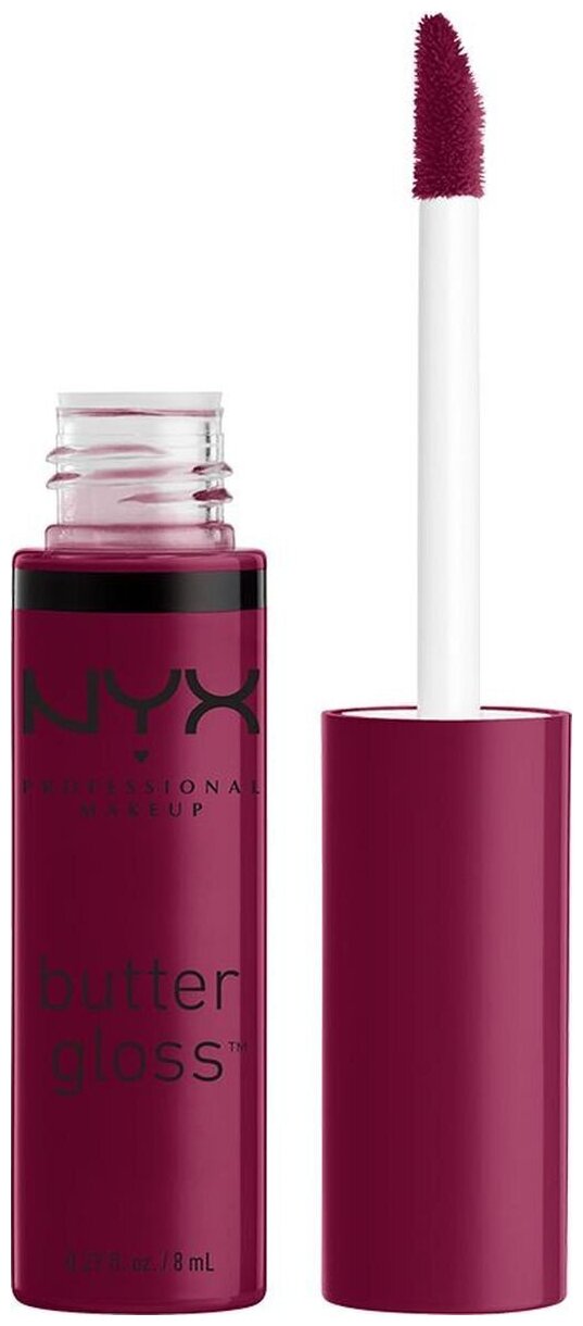 NYX professional makeup Блеск для губ Butter Gloss, 41 cranberry pie