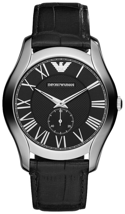 Наручные часы EMPORIO ARMANI, черный, серебряный