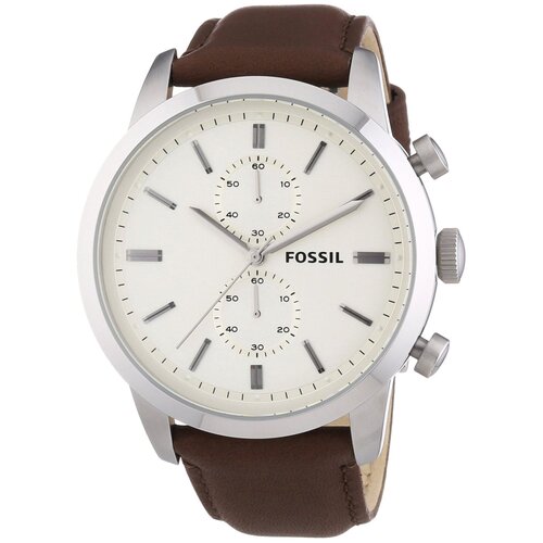 Наручные часы FOSSIL Townsman, коричневый наручные часы fossil townsman синий серебряный