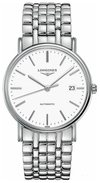 Наручные часы LONGINES, серебряный, белый