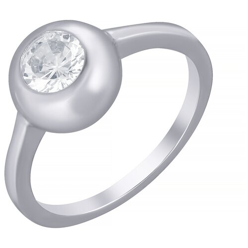 фото Element47 кольцо из серебра 925 пробы с кубическим цирконием set11315_ko_001_wg, размер 18