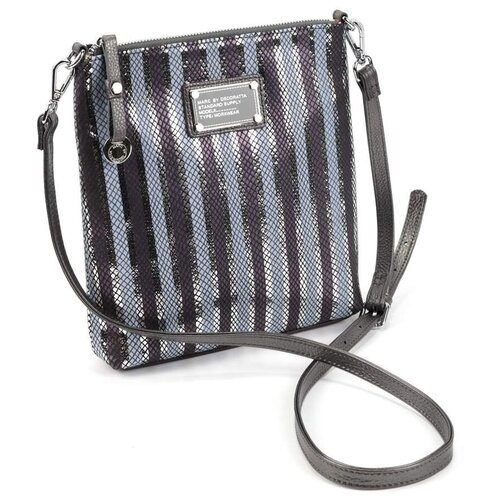 фото Женская кожаная сумка decoratta d-3731 блу-сильвер