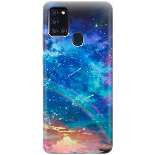 фото Re:pa накладка transparent для samsung galaxy a21s с принтом "звездопад"