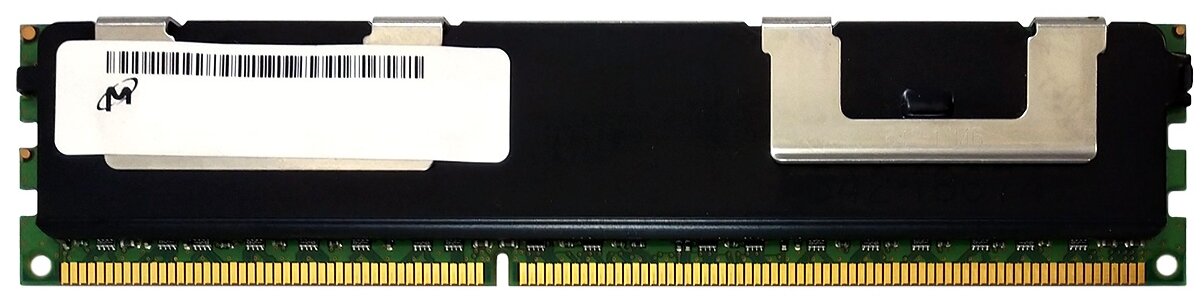 Серверная оперативная память DIMM DDR3 4096Mb, 1333Mhz, Micron ECC REG CL9 1.5V (MT36JSZF51272PZ-1G4F1AB)