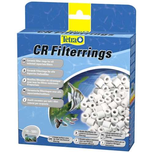 Наполнитель Tetra CR Filterrings 800 мл 934 г 800 мл 1 белый tetra фильтр tetra ex 800 plus внешний для аквариумов 100 300 л