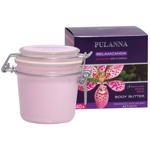 PULANNA Масло для тела подтягивающее с Беламкандой - Body Butter 200мл масло для тела с подтягивающим эффектом на основе беламканды pulanna body butter 200 мл