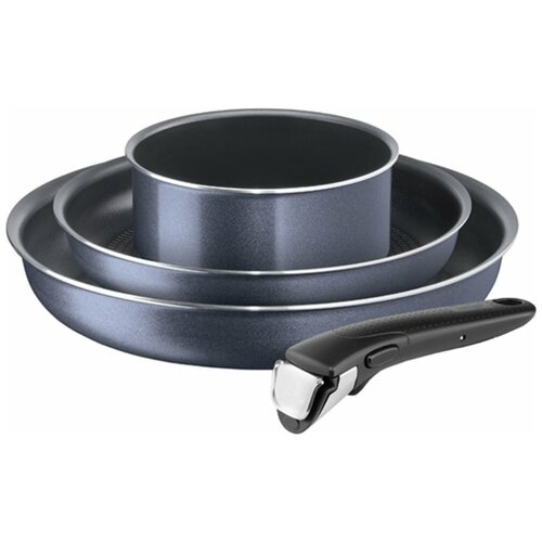 фото Набор посуды tefal ingenio twinkle grey 04180850 4 пр. серый