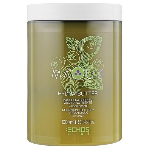 Echosline маска Maqui 3 Hydra-Butter с маслом ши, 1000 мл, банка