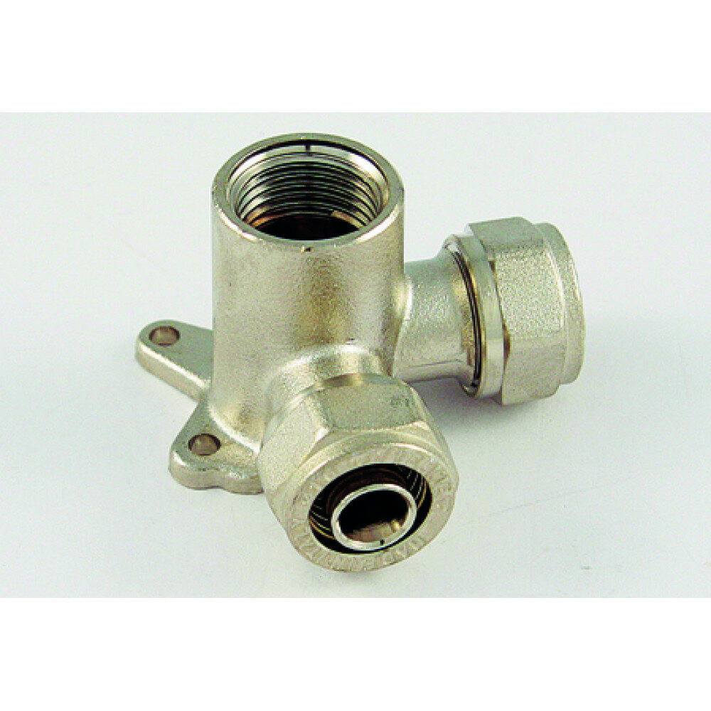 фото Tiemme Водорозетка Tiemme 16x1/2" двухплоскостная (обжим) (1600063)