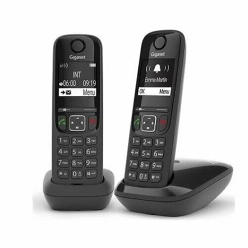 Gigaset AS690A Duo Rus 2 трубки L36852-H2836-S301 black черный