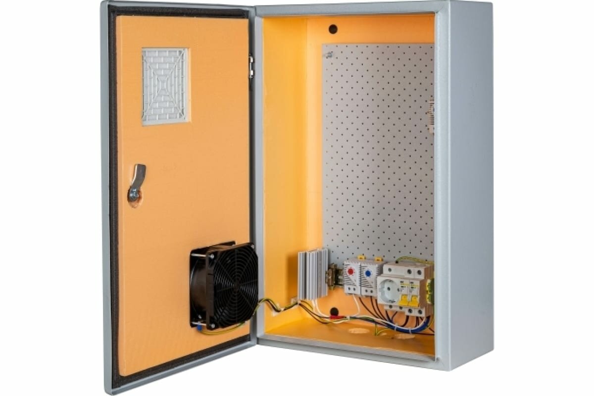Климатический навесной шкаф Mastermann-3УТПВ-А (Ver. 2.0) с "активной" вентиляцией и обогрева, защитное реле от "холодного пуска" - фотография № 8