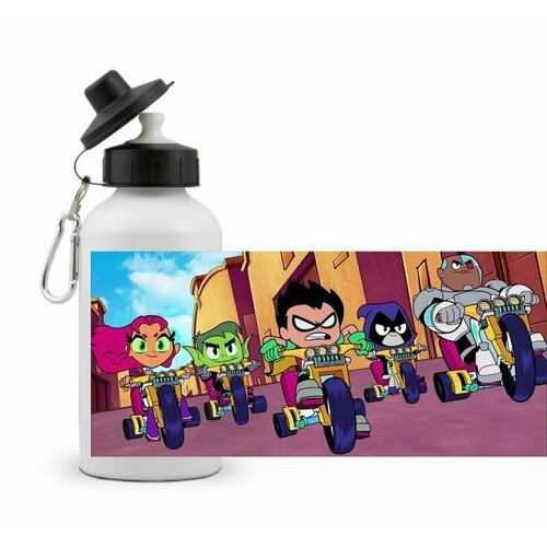 фото Спортивная бутылка юные титаны вперёд, teen titans go №14 goodbrelok
