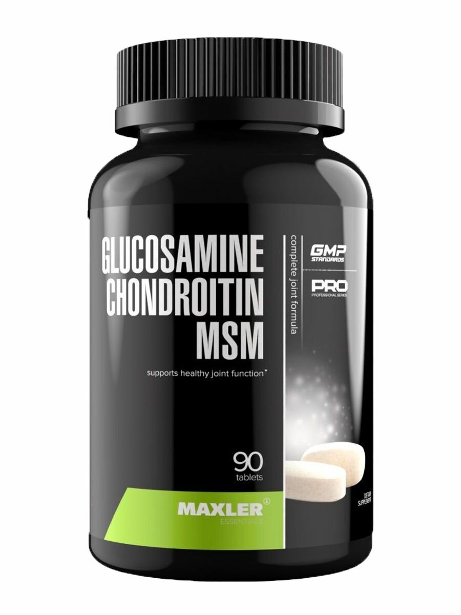 Препарат для укрепления связок и суставов Maxler Glucosamine Chondroitin MSM, 90 шт.