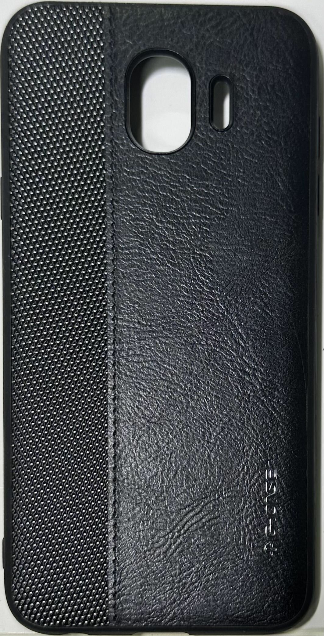 Чехол кожаный G-CASE Earl series для Samsung Galaxy J4 2018, черный