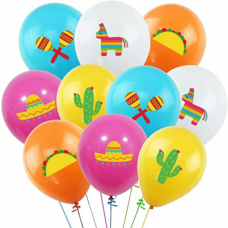 Набор из воздушных шаров "Мексиканская вечеринка", 10 шт