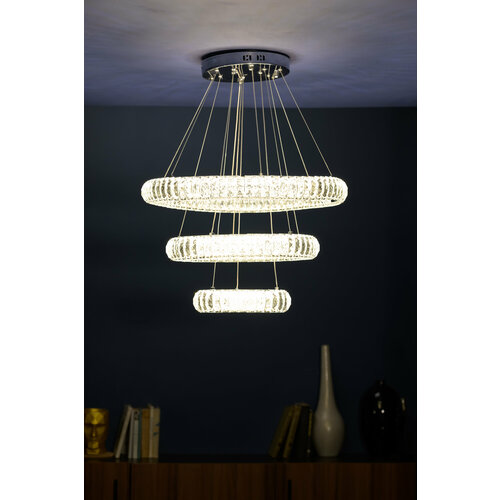 Люстра подвесная хрустальная 