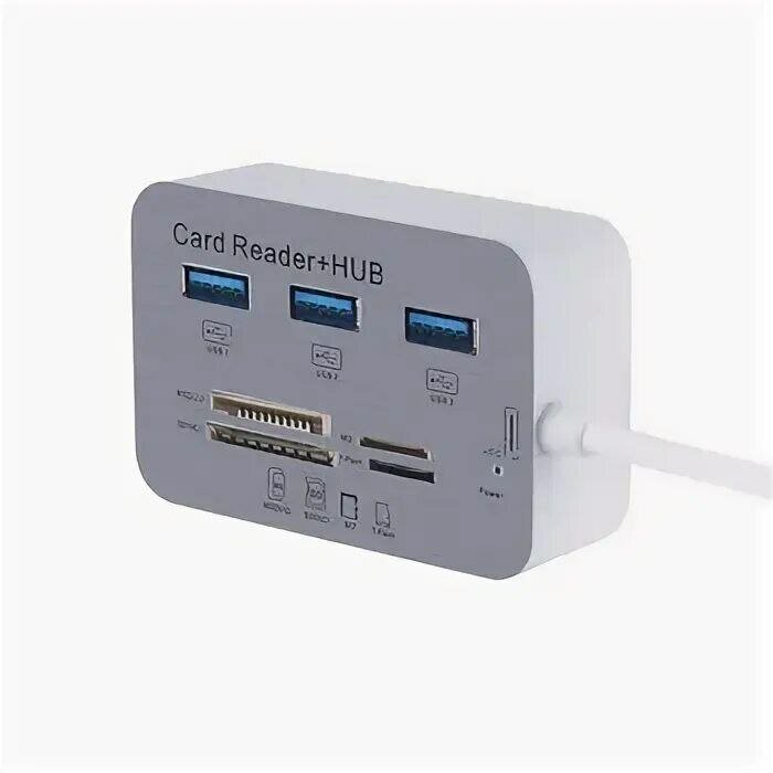 USB хаб-картридер HUB USB 30/31 3xUSB MS DUO SD (HC) M2 T-Flash Дисконт 63