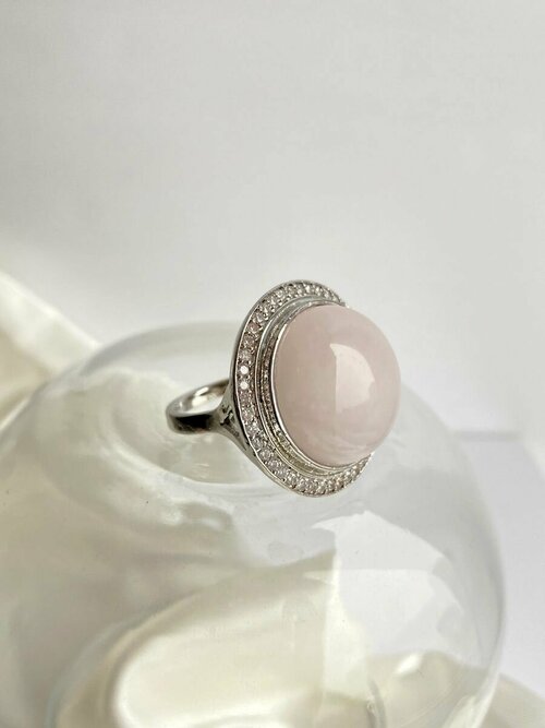 Кольцо Коктейльное кольцо Billion, размер 17, розовый