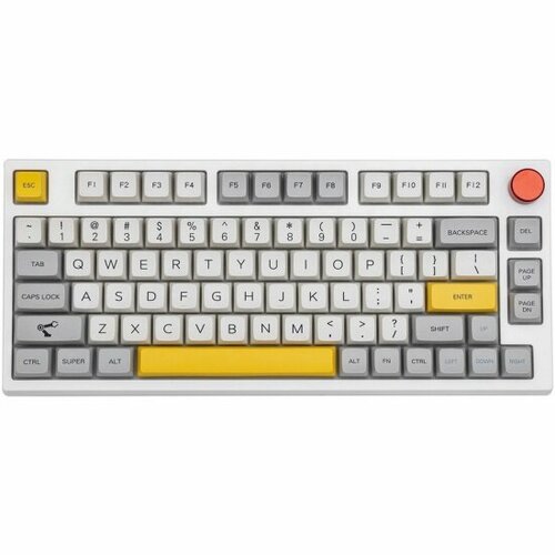 Клавиатура беспроводнаяпроводная Epomaker TH80 Pro Keyboard Gateron Pro 20 Yellow White Enlightment TH80Pro-WHT-ENL-GatY 1016000₽
