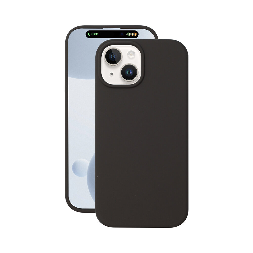 Чехол Liquid Silicone Case Pro Magsafe для Apple iPhone 15, серый, Deppa, Deppa 88432