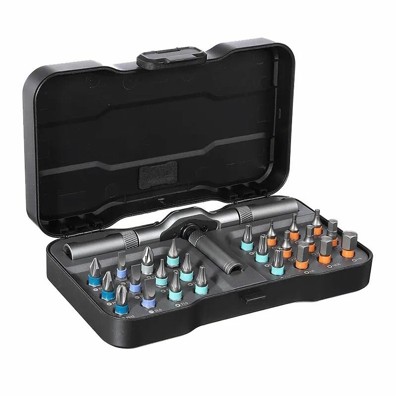 Реверсивная отвертка с набором бит AtuMan Duka RS1 Set 24 в 1