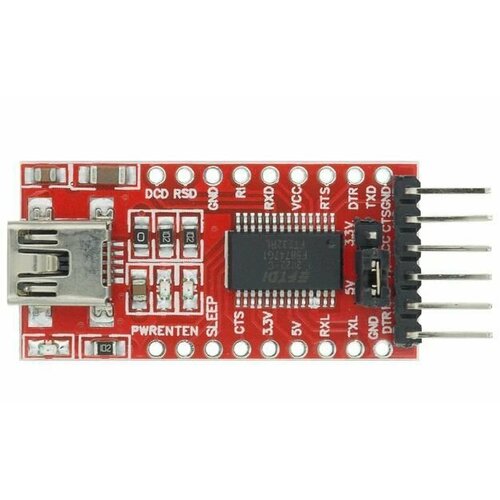 Преобразователь miniUSB в TTL (5V/3.3V) на базе FT232RL
