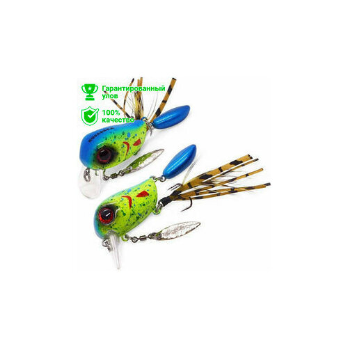 Воблер Kosadaka Micro Tappy 54F, плав, 54мм, 4.8г, 0.0-0.2м, цв. BKK