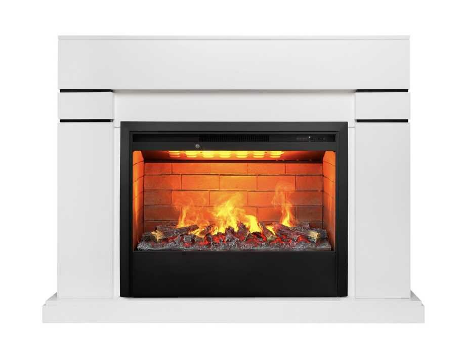 Камин RealFlame Lindelse 26 WT с очагом 3D Helios 26