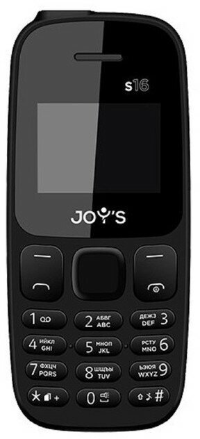 Сотовый телефон Joy's S16, 1.44", 2 sim, microSD, фонарик, 300 мАч, чёрный