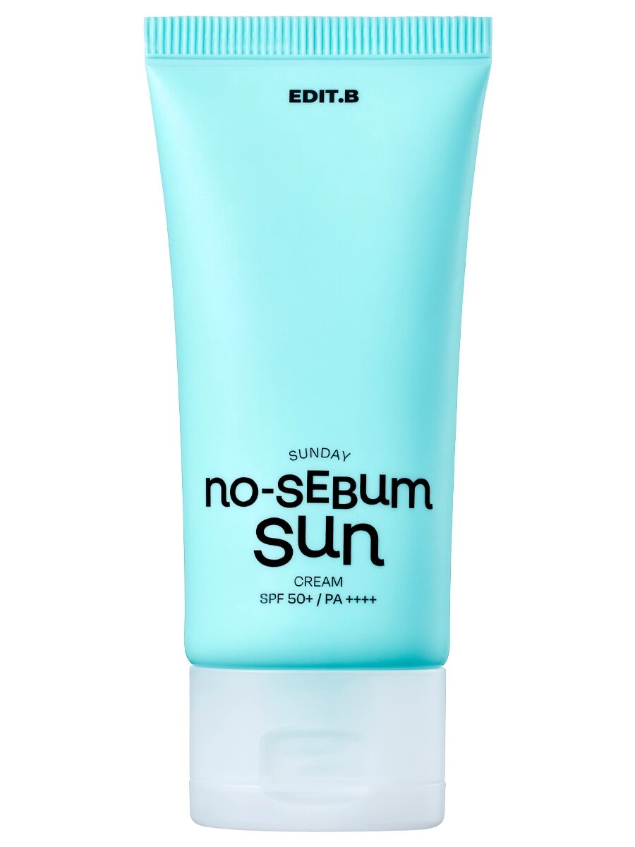 Солнцезащитный крем для жирной и комбинированной кожи Edit.B SPF50 Sunday No Sebum Sun Cream 50 мл