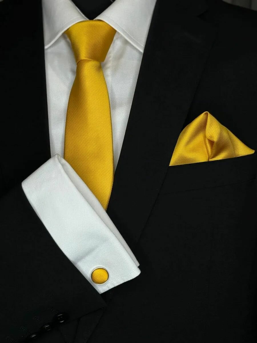 Запонки Tonali Baie, желтый — фото 1