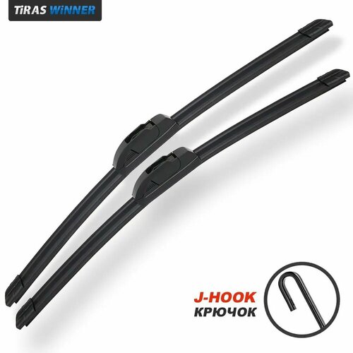 Щетки стекоочистителя бескаркасные 650 и 400 мм. Дворники для автомобиля Хендай Солярис, Крета, Санта Фе, Ниссан Кашкай Икс Трейл, Киа Сид и Рио 3, К5 и Рав4