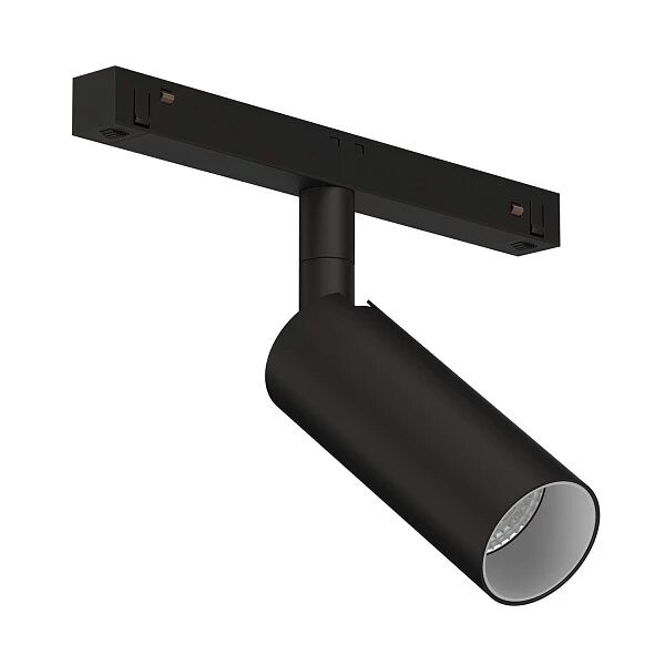 Светодиодный светильник для магнитного трека Sagi S40 Black + White adapter 3000K