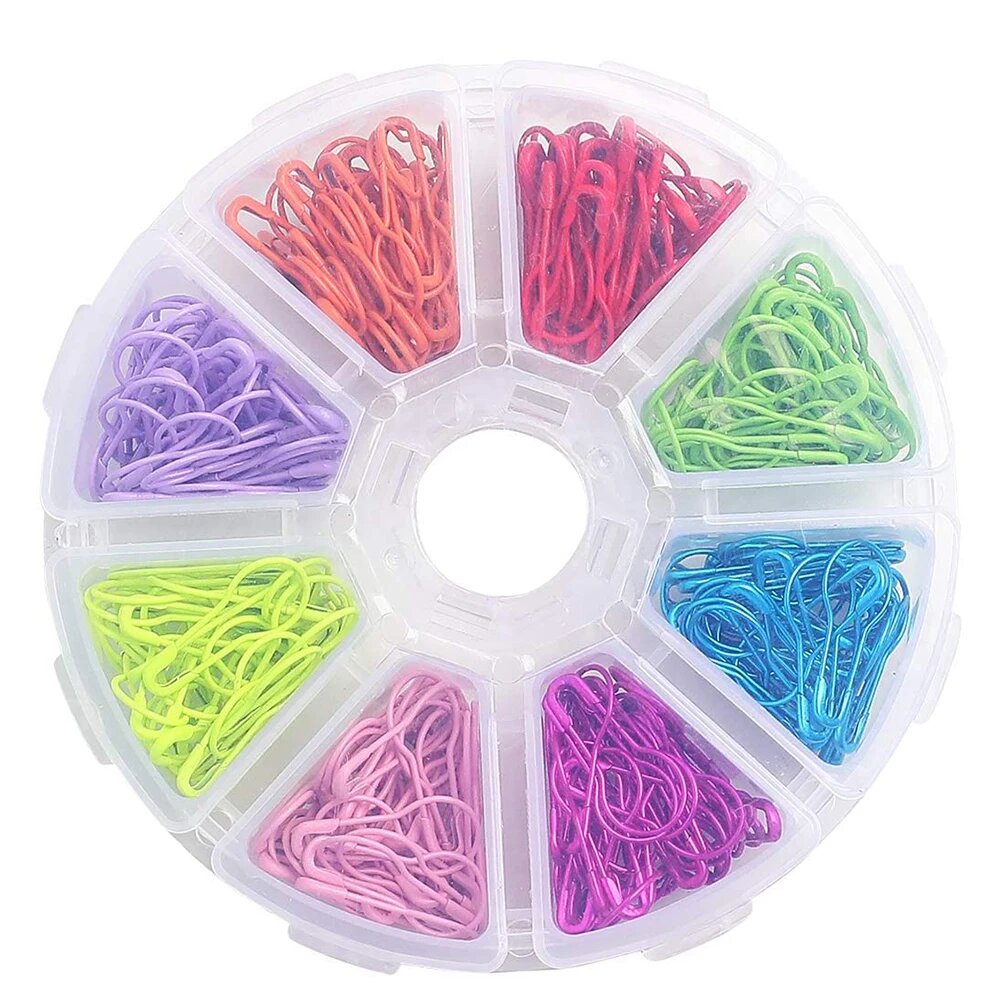 320 шт./компл. металлические вязальные булавки маркеры для стежков булавки для шитья сделай сам рукоделие вязание счетчик крючком игла зажим кольцо