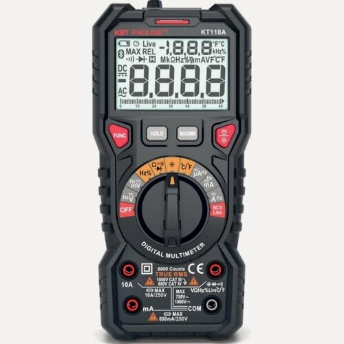 Изображение товара Мультиметр цифровой Квт KT 118A "PROLINE"