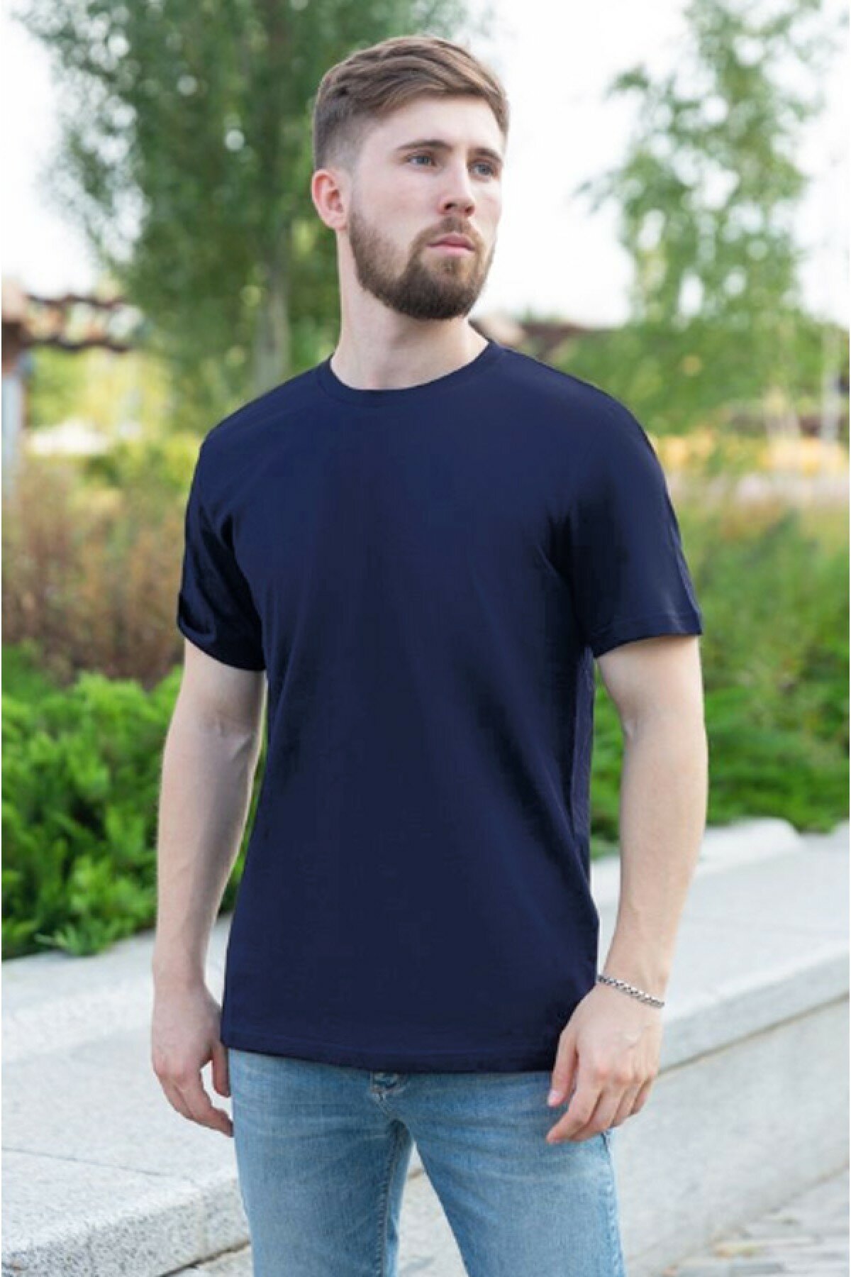 Футболка Магазин Толстовок, размер S-46-Unisex-(Мужской), темно-синий