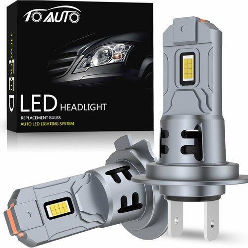 Светодиодная лампа H7 led автомобильная лампы,80 Вт,12В-24В,20000LM,6500K,2шт