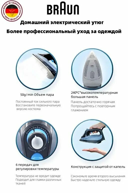 Утюг Braun - фото №15