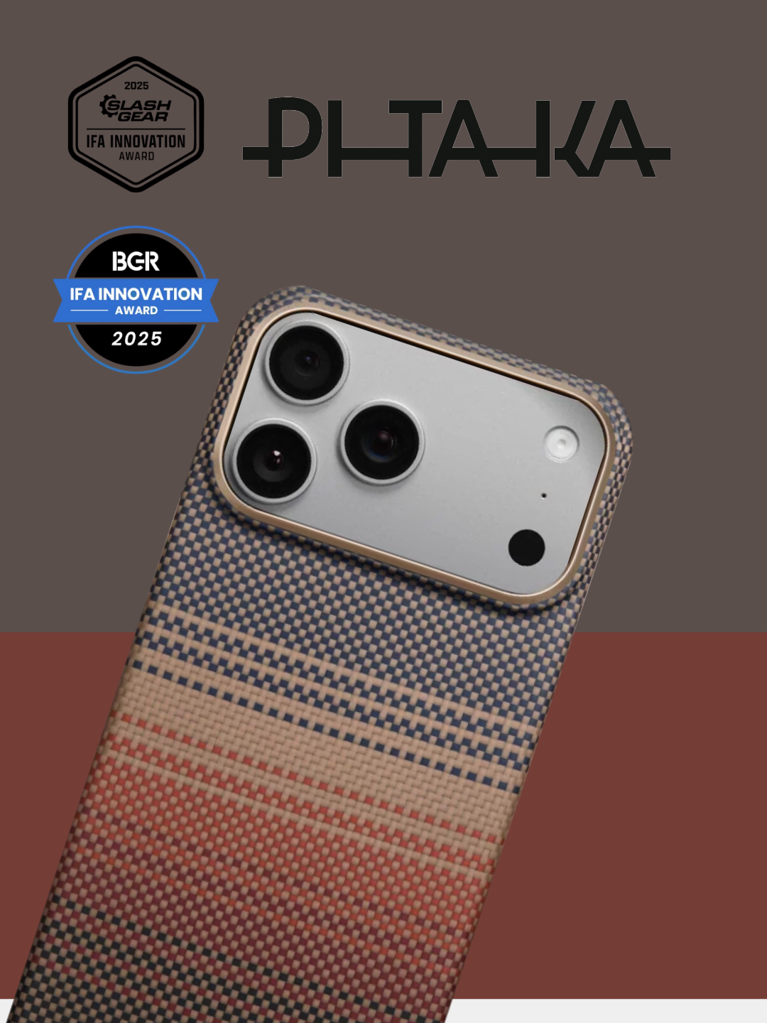 Чехол для iPhone 17 Pro Max Pitaka org 100% Moment Sunset, Light, Be alive, Premium Weave