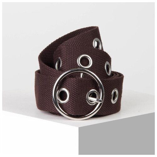 фото Ремень жен 07-09-02-01, 4*0,3*110, пряжка металл, коричневый 5367161 сима-ленд