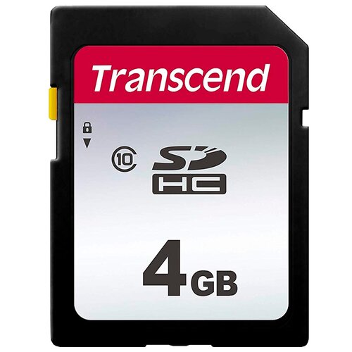 Карта памяти Transcend TS*SDC300S 4 GB чтение: 20 MB/s запись: 10 MB/s