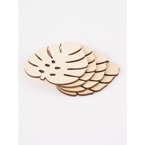 Набор подставок под горячее Листики 4шт 231₽