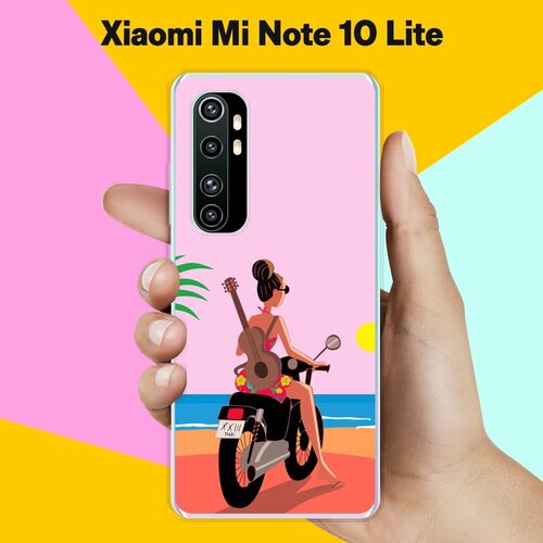 Силиконовый чехол на Xiaomi Mi Note 10 Lite Закат / для Сяоми Ми Ноут 10 Лайт силиконовый чехол на xiaomi mi note 10 lite акула для сяоми ми ноут 10 лайт