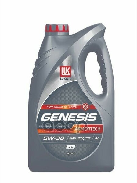 LUKOIL Масло Лукойл 5W30 Genesis Armortech Gc Api Sn/Cf C3 504.00/507.00 Bmw Ll-04 4Л Син