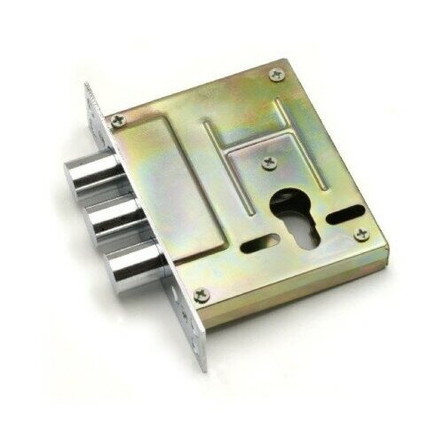 Замок врезной Замкофф 374 (большой 3 ригеля) цилиндр А1-06