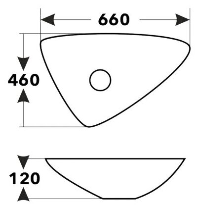 Раковина 67.5 см MELANA MLN-7861 - фотография № 7