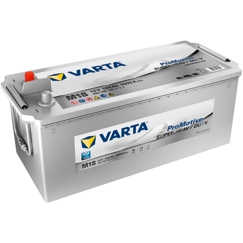 Аккумулятор автомобильный Varta Promotive Silver M18 180 А/ч 1000 A прям. пол. (3) Евро авто (513x223x223) 680108 04.2021г
