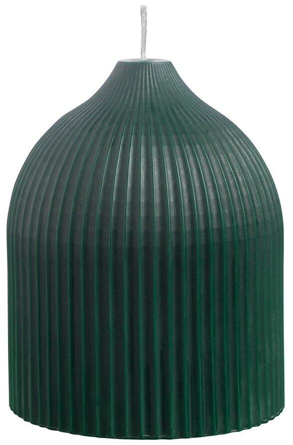 Свеча декоративная темно-зеленого цвета из коллекции Edge, 10,5см, Tkano, TK22-CND0028