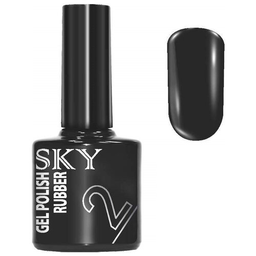 SKY Гель-лак Gel Polish Rubber, 10 мл, 02 sky 04 гель лак candy rock by sky coral reef 8 мл 20233004